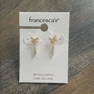 Francesca's Gold Stud Earrings